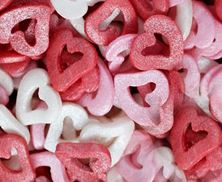 Picture of SUGAR HEART MIX EDIBLE SPRINKLES X 50G